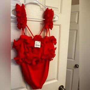 New with tags for the frill of it bodysuit